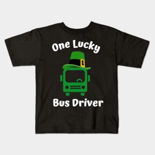 One Lucky Bus Driver Kids T-Shirt